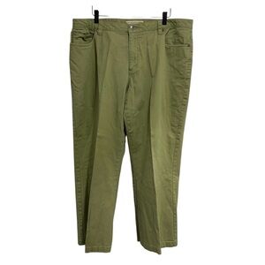 Denver Hayes Women’s Contemporary Fit Green Pants Jeans Cotton Blend